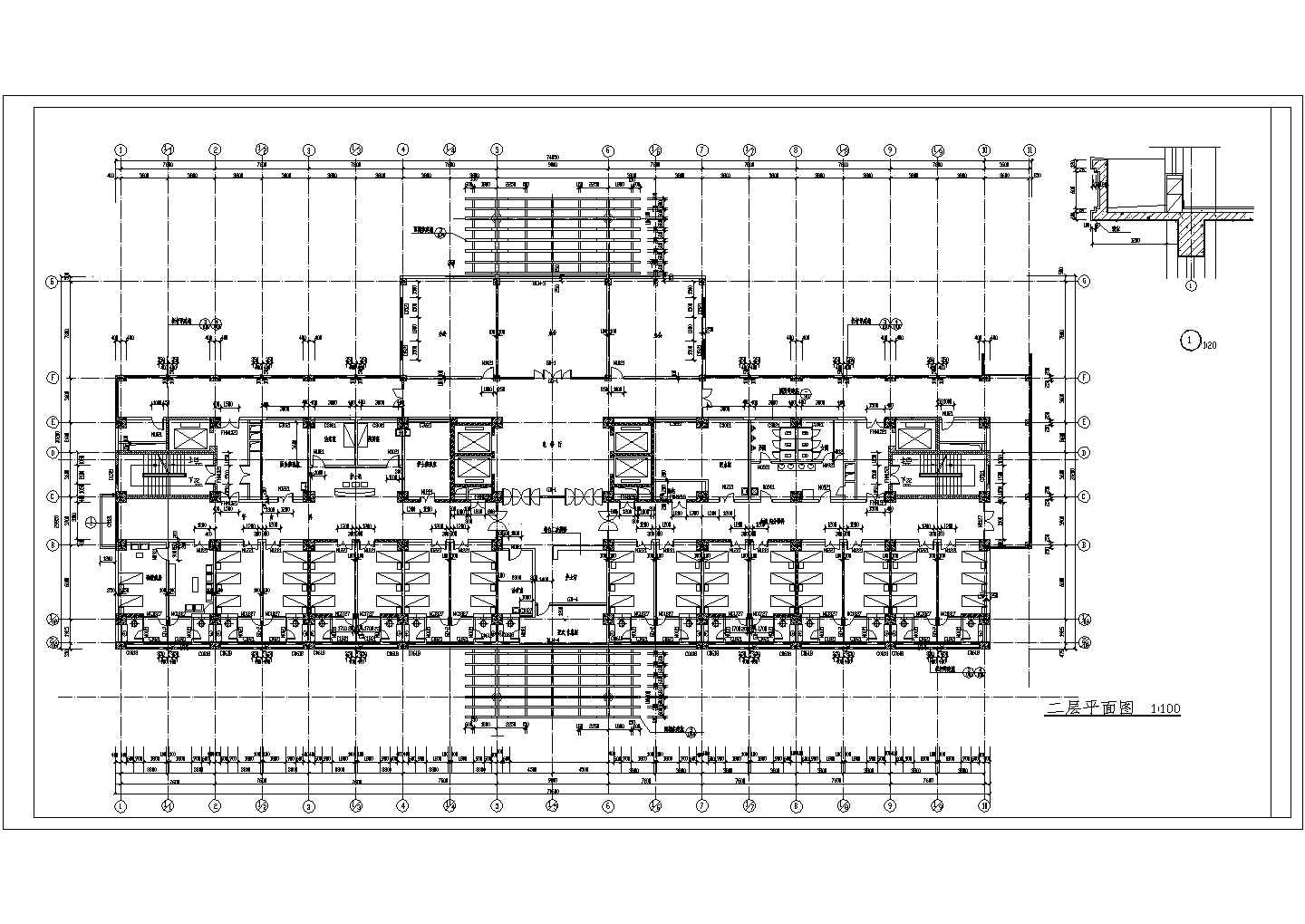 某城市医院全套建筑cad设计施工图纸