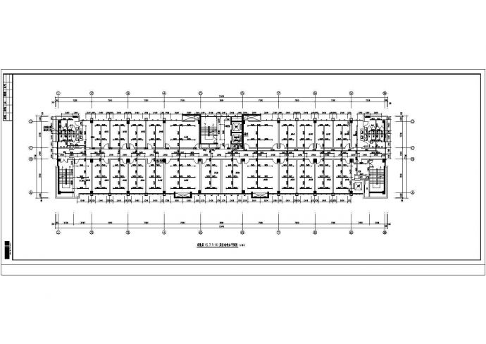 十二层办公楼带地下室施工全套设计图_图1