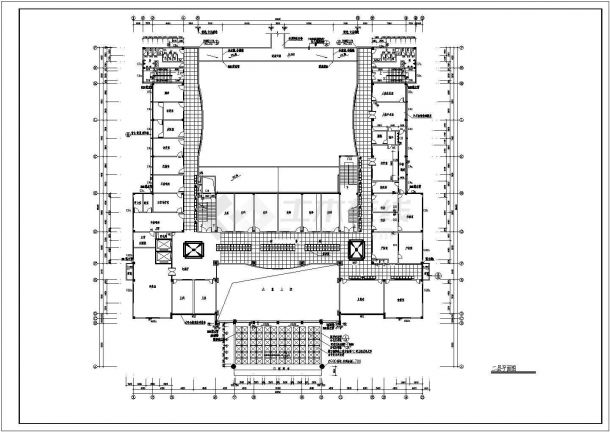 某地人民医院门诊楼及医技楼施工图-图二