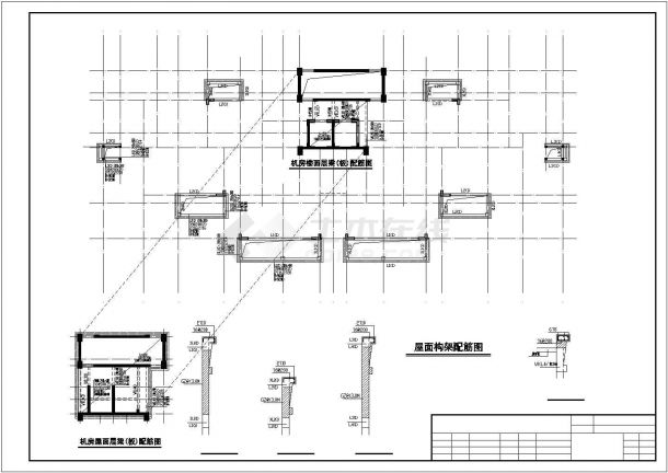 地上30层剪力墙结构住宅楼结构施工CAD图-图二