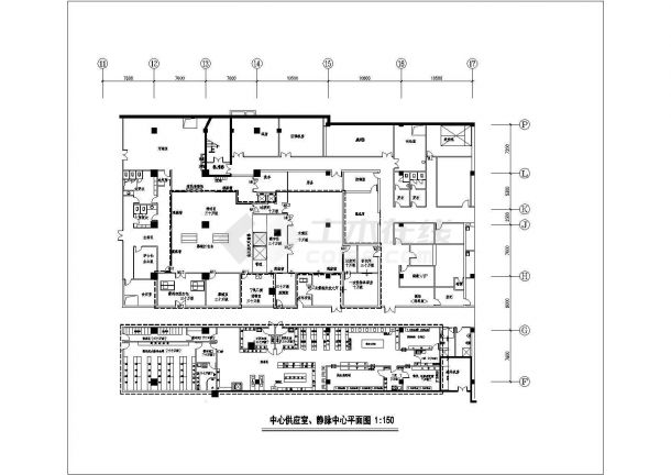 某地区大型供应室洁净空调设计图（共6张）-图二