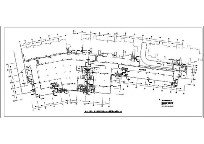 某住宅楼地下车库工程给排水设计图_图1