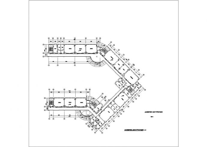 某地中学建筑施工设计图（含设计说明）_图1