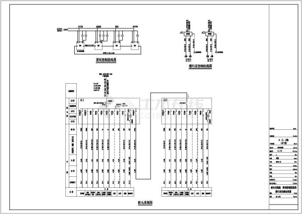 温泉酒店全套电气设计施工CAD图-图二
