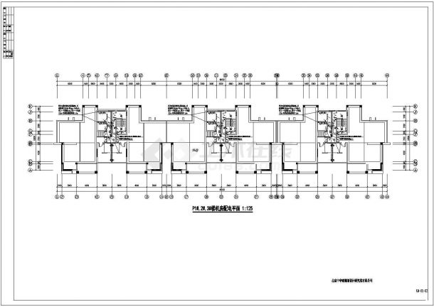 25层住宅的电气设计全套图纸cad图-图二