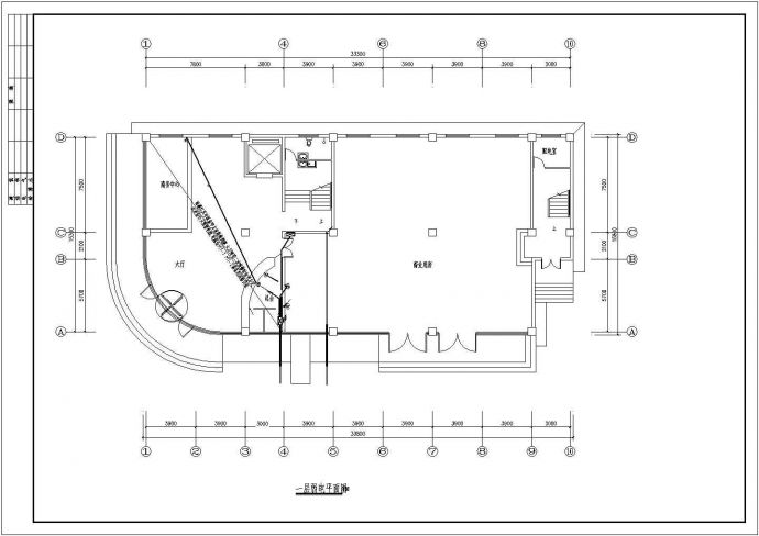 某酒店电气设计方案及施工全套CAD图_图1