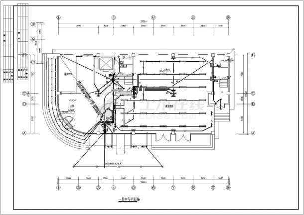 某酒店电气设计方案及施工全套CAD图-图二