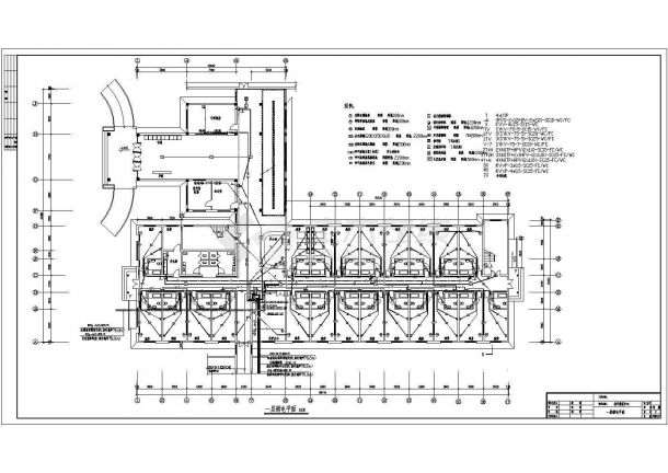 健身房电气设计方案与施工全套CAD图纸-图二