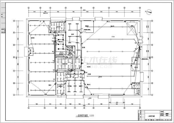 汽车展厅设计方案与施工全套CAD图纸-图一