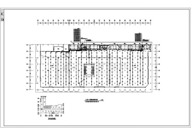 某17万平米地下大型商场电气设计方案全套图纸-图一