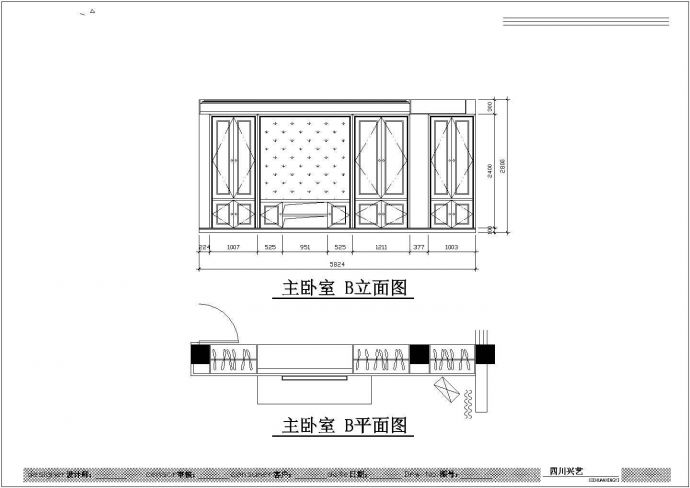 经典整套复式楼室内装修cad施工方案图_图1