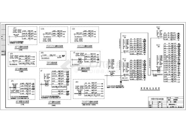 某医院电气设计与施工方案全套图纸-图一