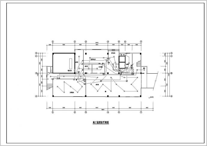 办公楼消防平面设计方案全套CAD图纸_图1