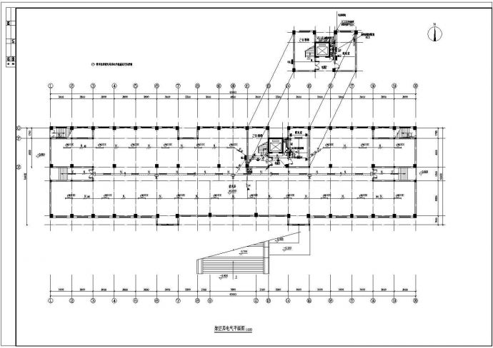 某警务用房设计电气设计方案全套CAD图纸_图1