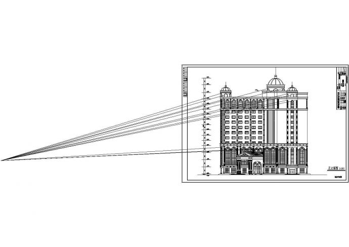 某地较受欢迎的大酒店建筑设计方案_图1