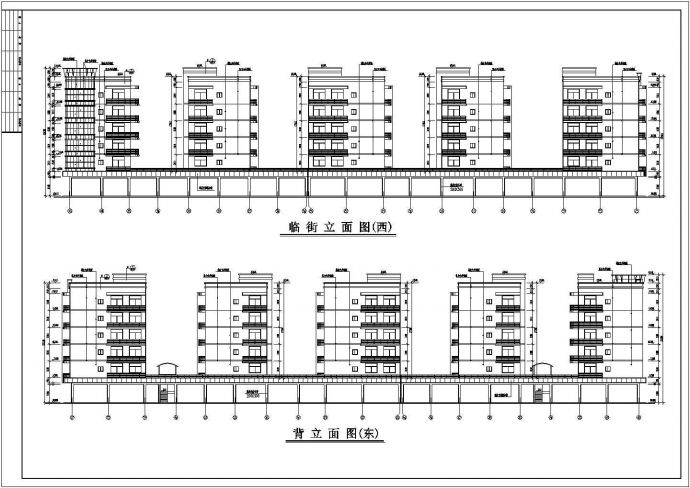 樱花阁住宅楼建筑CAD设计施工图_图1