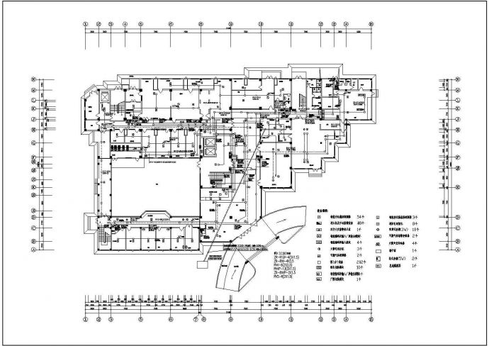 中医院干病房楼消防设计全套CAD图纸_图1