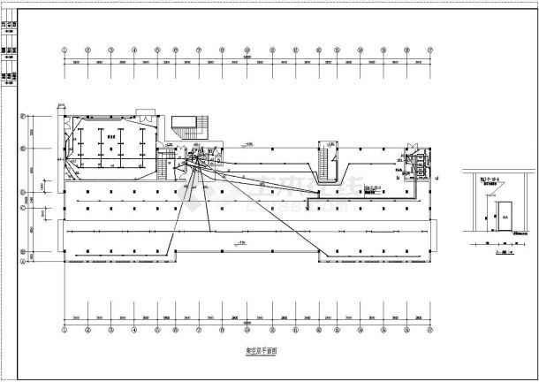 管理楼电气设计方案全套CAD图纸-图一