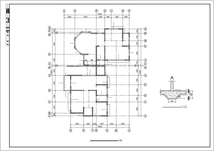 剪力墙小高层住宅楼结构施工设计图纸_图1