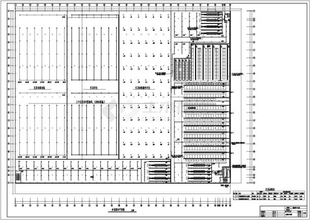 某物流配送中心仓库电气设计方案全套CAD图纸-图二