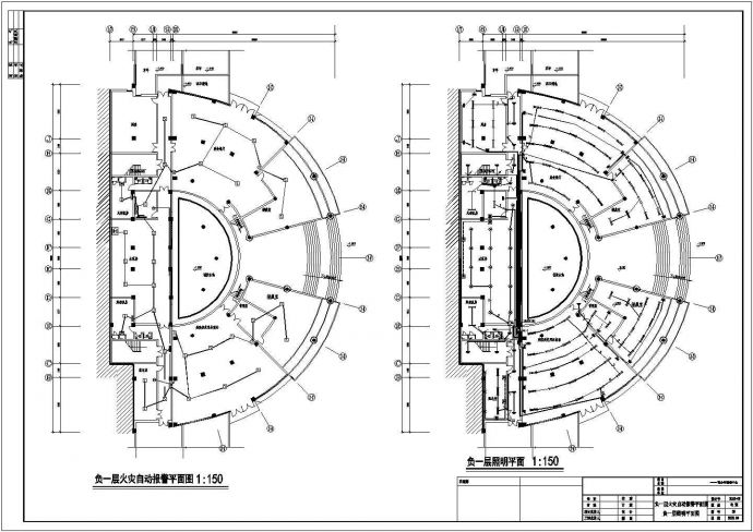 青少年活动中心电气设计方案全套CAD图纸_图1
