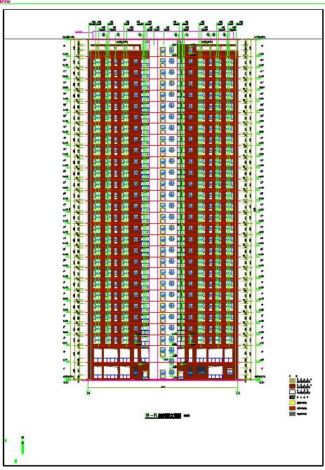 某高层住宅楼建筑设计施工图（含大样）-图二