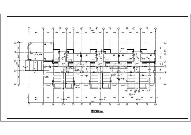 某地区高层住宅建筑cad平面图纸-图一
