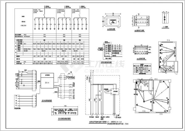 产品展览楼电气设计方案全套CAD图纸-图二