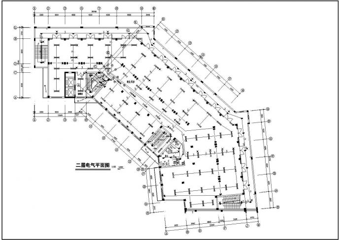 江西1#楼改电气设计方案全套CAD图纸_图1