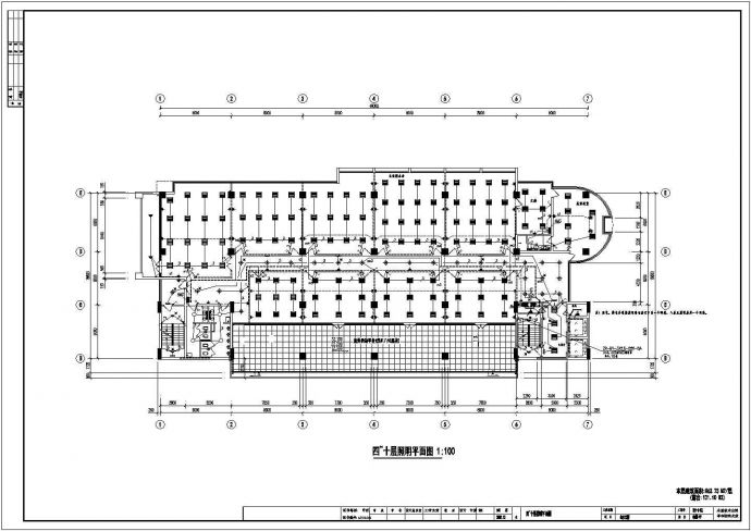 某综合楼电气照明平面设计方案全套CAD图纸_图1