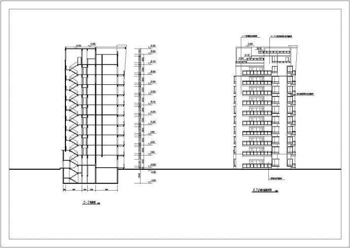 某地十二层小区综合住宅楼建筑设计图_图1
