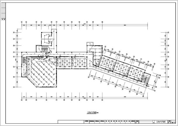 学校综合楼电气设计方案全套CAD图纸-图一