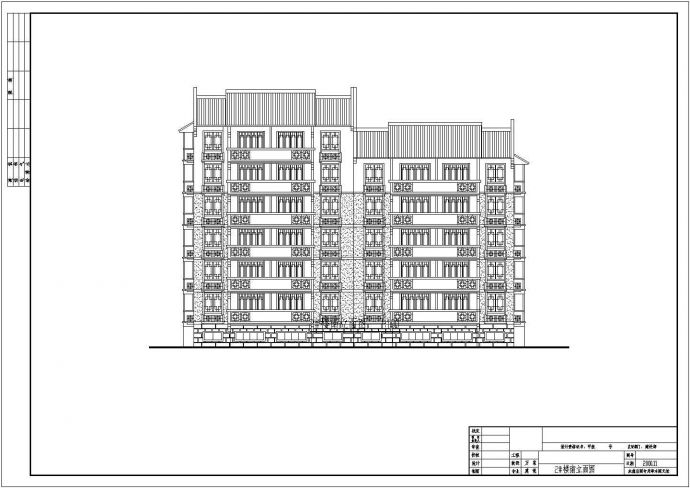 某小区六层住宅楼建筑设计施工方案_图1