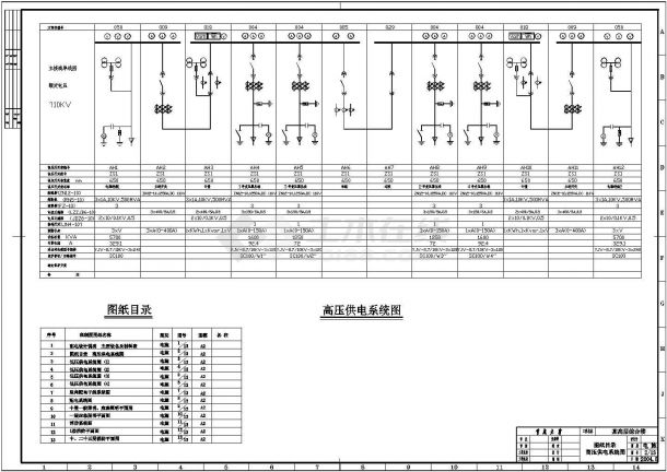 综合楼电气设计方案与施工全套CAD详图-图二