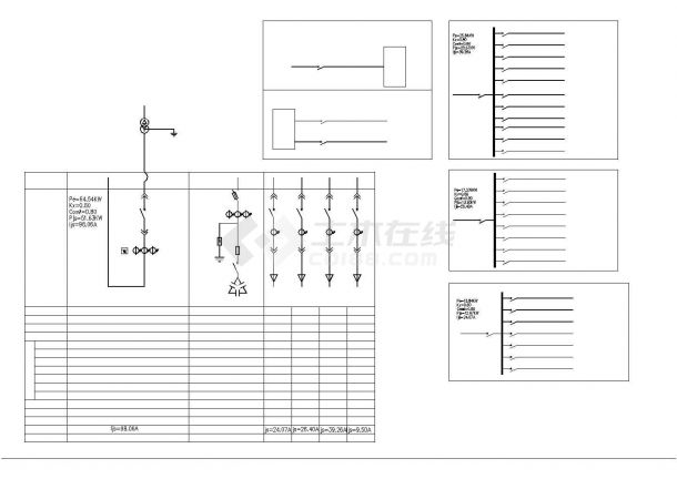 综合楼电气设计与施工方案全套CAD图纸-图二