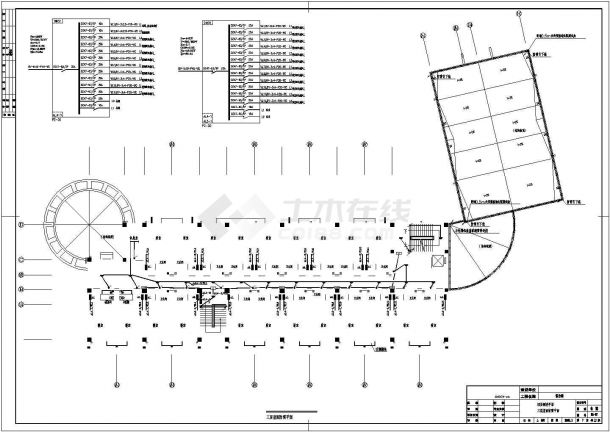 综合楼电气施工与设计方案全套CAD图纸-图一