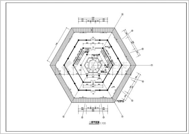 三层古建大样设计方案与施工全套CAD图纸-图一