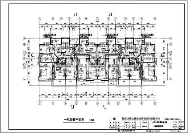 十八层高层住宅采暖施工图纸（共10张）-图二