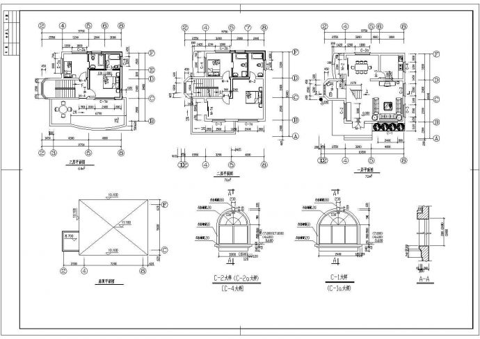 某私人住宅建筑CAD设计施工图纸_图1