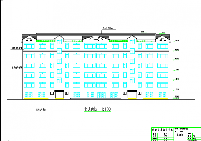 某小区住宅大楼建筑设计施工CAD图纸_图1
