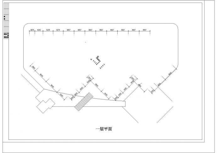 某地城镇商业空间综合环境cad设计图_图1
