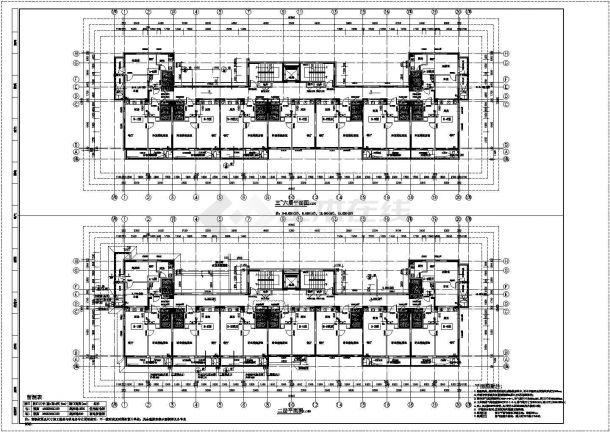 六层剪力墙结构带电梯公寓楼建筑设计图-图二
