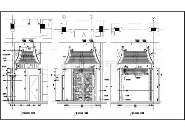  CAD Interior Decoration Construction Drawing of Presidential Suite of a Hotel - Figure 1