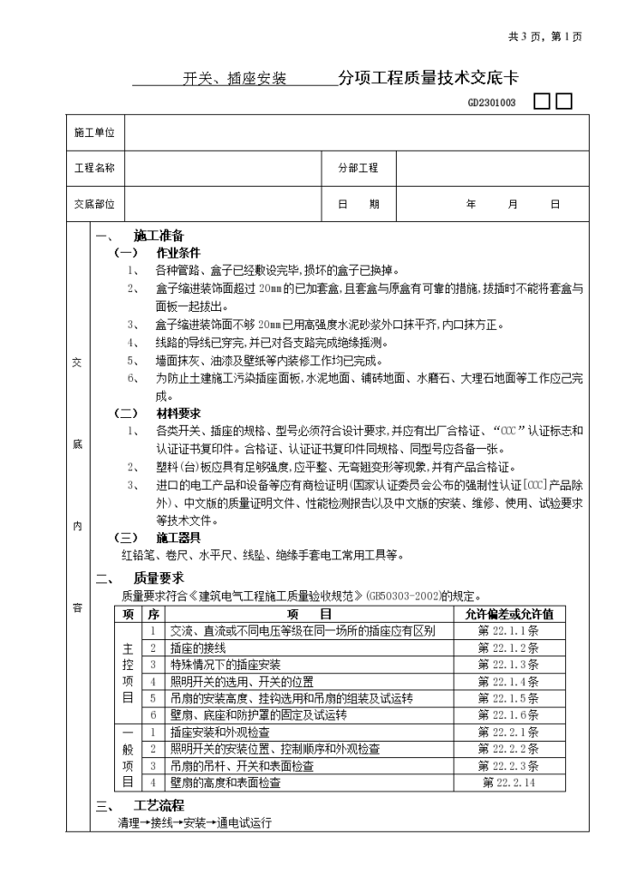 开关、插座安装工程_图1