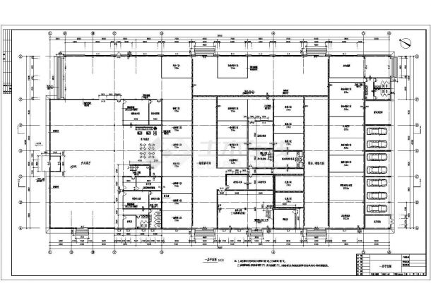 二层东风本田展厅（含室内装修做法表、工程做法表）-图一