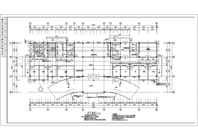 某市高档医院综合大楼建筑CAD设计图_图1
