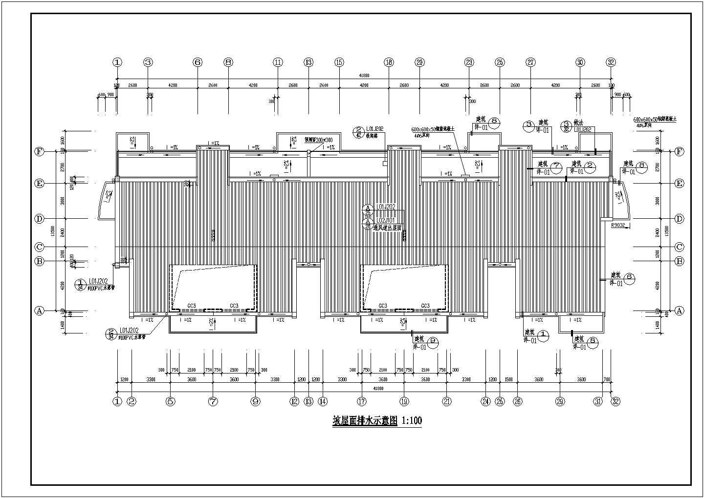 某高档小区六层住宅建筑CAD设计图