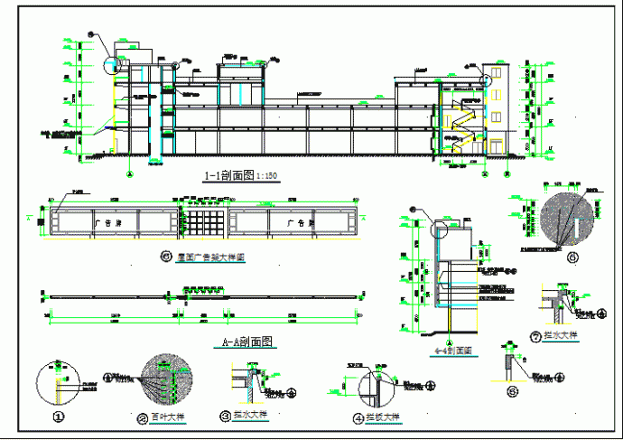 某大型超市全套建筑CAD设计施工图_图1
