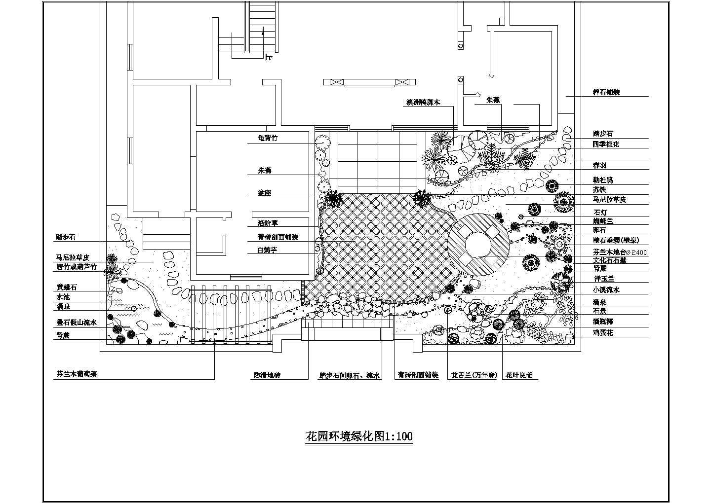 某市大型建筑室内外环境装饰CAD设计图