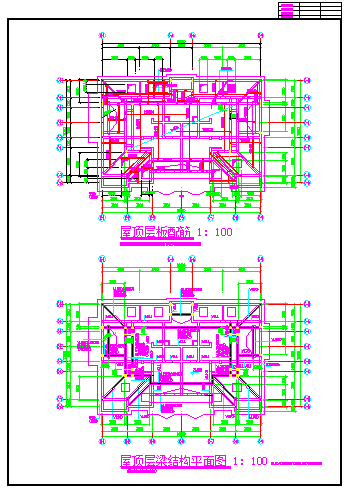 某市山水公寓住宅楼建筑CAD设计图_图1